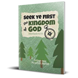 Christian Journal Seek Ye First: Matthew 6:33